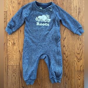 Roots 12-18 Month Blue One Piece Romper
